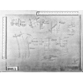 SEWAGE PUMPING STATIONS - MACANDREW & COMPANY BAY - SITE PLANS PIPE CONNECTIONS & CONTROL BASES