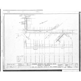 PRINCES ST SEPARATION PLANS AND LONGITUDINAL SECTION OF TRUNK STORMWATER