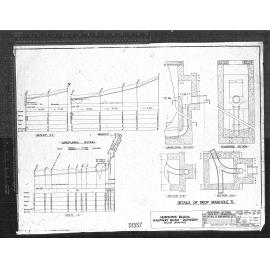 HUDSONS BLOCK HALFWAY BUSH – DUNEDIN – MAJOR DRAINAGE – DETAILS OF DROP MANHOLE. 71.