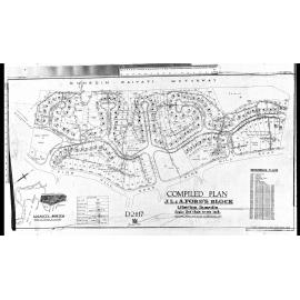 DUNEDIN WAITATI MOTOWAY – COMPLIED PLAN J.L. & A. FORD'S BLOCK – LIBERTON, DUNEDIN
