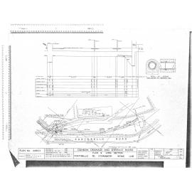PLAN & LONG SECTION - PORTOBELLO RD. STORMWATER  INTAKE LINE