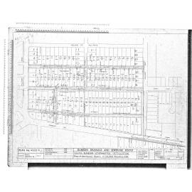 SOUTH DUNEDIN STORMWATER RETICULATION – PLAN OF STORMWATER SEWERS ON D.D. & S.B. RETICULATION 268