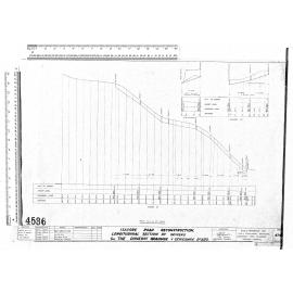 ISADORE ROAD RECONSTRUCTION. LONGITUDINAL SECTION OF SEWERS FOR THE DUNEDIN DRAINAGE & SEWERAGE BOARD