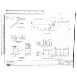 AS BUILT LONG SECTION MANHOLE AND LAMPHOLE DETAIL FOR MELROSE STREET