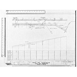 DRIVERS ROAD RECONSTRUCTION PLAN AND LONGSECTION 1100.00 - 1550.00