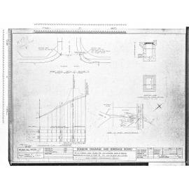 9'' & 12'' CULVERT UNDER SCOBIE RD AND PROPOSED PIPING OF NATURAL WATERCOURSE TO INTAKE AT TOWER AV. THRO LOTS AA, 45 & 51 BLK IV D.P.289. AND OTHER STORMWATER DETAIL