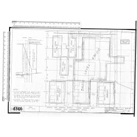 LEVELS AND DRAINAGE DETAILS - SCHOOL BUILDING AREA DUNEDIN WEST INTERMEDIATE SCHOOL OTAGO EDUCATION BOARD