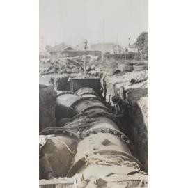 Laying of Drains at Musselburgh Pumping Station