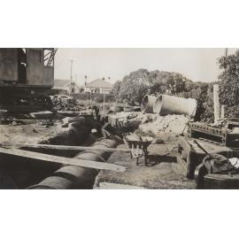 Laying of Drains at Musselburgh Pumping Station