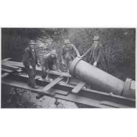 Pipe Bridge Across Kaikorai Stream