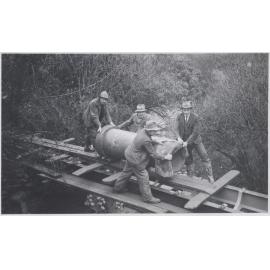 Pipe Bridge Across Kaikorai Stream