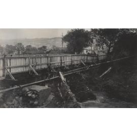 Footbridge Over Leith Rover to Botanic Garden After Flood
