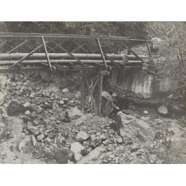 Damage on Bridge over Leith River