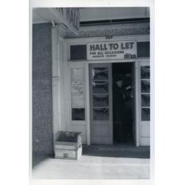 South Dunedin Town Hall Entrance