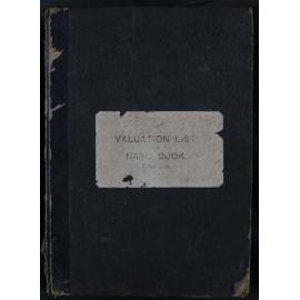 Mornington Borough Council Rate Book (includes valuation roll)