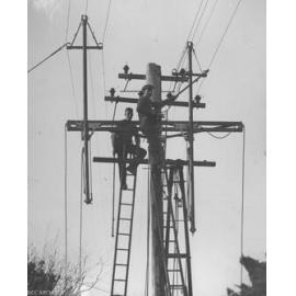 Extra High Tension Live Line Repairs, Port Chalmers
